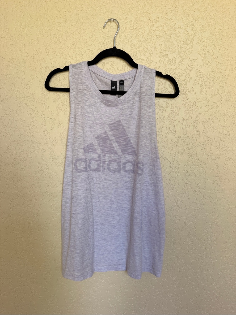 Adidas Light Purple Logo Women's Tank Top